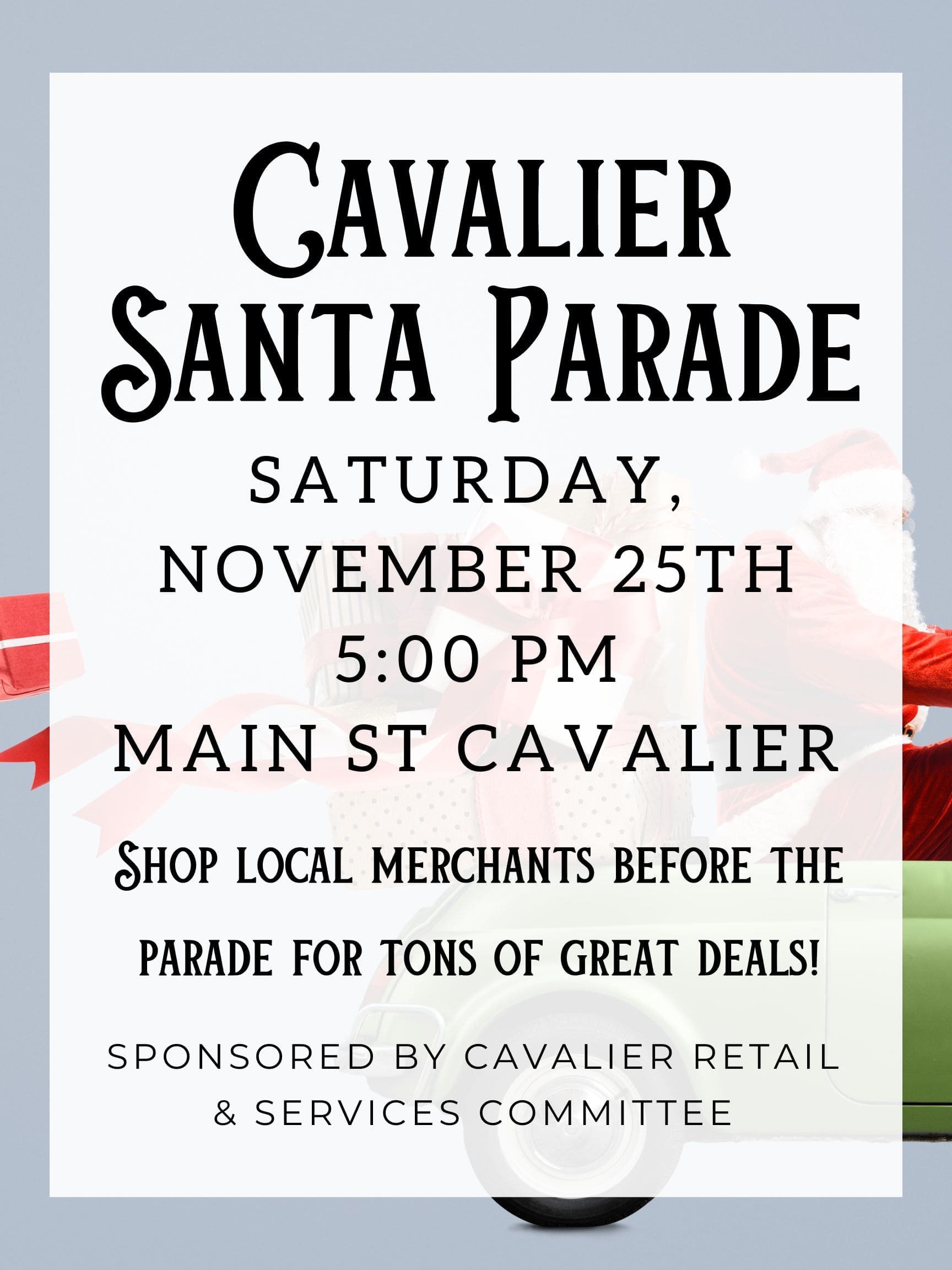 Santa Parade Poster